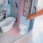 Casuta pentru papusi Castelul Disney Princess Magical Dream Castle Dollhouse Frozen KidKraft cu sunete si lumini